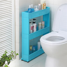 Load image into Gallery viewer, Movable Plastic Interspace Storage Rack - Kitchen/Bathroom Racks