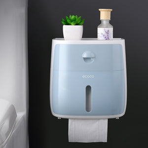 Double Layer Tissue Box Wall Mounted