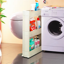 Load image into Gallery viewer, Movable Plastic Interspace Storage Rack - Kitchen/Bathroom Racks