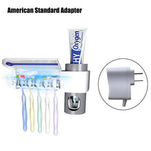 Load image into Gallery viewer, Antibacterial Ultraviolet Toothbrush Holder