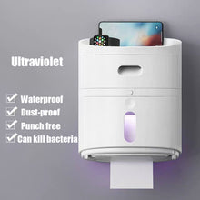 Load image into Gallery viewer, UV Sterilization Toilet Paper Holder