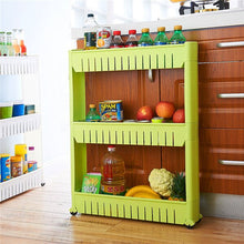 Load image into Gallery viewer, Movable Plastic Interspace Storage Rack - Kitchen/Bathroom Racks