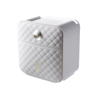 Waterproof Wall Mount Toilet Paper Holder Shelf