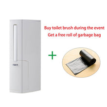Load image into Gallery viewer, 2 in 1 Narrow Trash Can Set with Toilet Brush