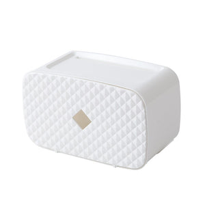 Waterproof Wall Mount Toilet Paper Holder Shelf