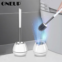 Load image into Gallery viewer, TPR Soft Silicone Toilet Brush With Hide Tweezers Toilet Bowl