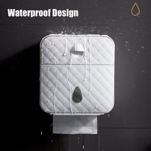 Load image into Gallery viewer, Waterproof Wall Mount Toilet Paper Holder Shelf