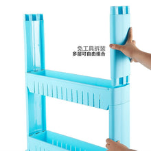 Load image into Gallery viewer, Movable Plastic Interspace Storage Rack - Kitchen/Bathroom Racks