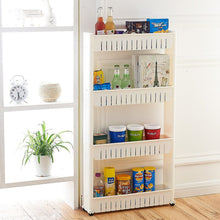 Load image into Gallery viewer, Movable Plastic Interspace Storage Rack - Kitchen/Bathroom Racks